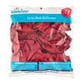 thumbnail image 2 of 12" Red Latex Balloons, 72 Pieces, by Way To Celebrate, 2 of 5