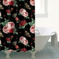 thumbnail image 5 of Waterproof Pioneer Shower Curtain 84x72 Inch Polyester Unique Colorful Floral Shower Curtain for Bathroom Hotel Home Decor with 12 Plastic Hooks, 5 of 5