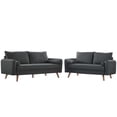 thumbnail image 1 of Modway Revive Upholstered Fabric Sofa and Loveseat Set in Gray, 1 of 7