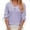 Purple, variant on Jewelreauty Womens Summer Hollow Out V Neck Shirts Elbow Sleeve Knot Casual Tees Loose Solid Outdoor T-Shirts (S, White)