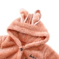 thumbnail image 4 of Godderr Toddler Baby Boys Girls 2pcs with Hoodie Fleece Pajamas Robes Outfits，autumn Winter with Hoodie Bathrobe 2pcs Sleepwear Toddler Loungewear Night-Robe Set, 4 of 7