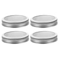 thumbnail image 1 of Couvercles de Pots Mason pour Germination d'Épices, Couvercle en Verre Inoxydable 4 Pcs, 1 of 5