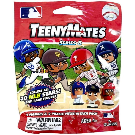 Teenymates MLB Series 8 Mystery Pack 2 figures 2 puzzle pieces