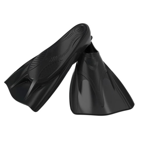 Kezxy Scuba flippers, Lightweight Well-Balanced Adult Open Heel Scuba Diving Fins, Black