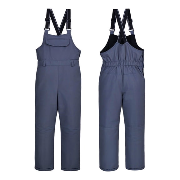 Otqutp Kids Snow Bibs Girls Boys Waterproof Insulated Winter Ski Bib Overalls Toddler Adjustable Straps Winter Ski Jumpsuit