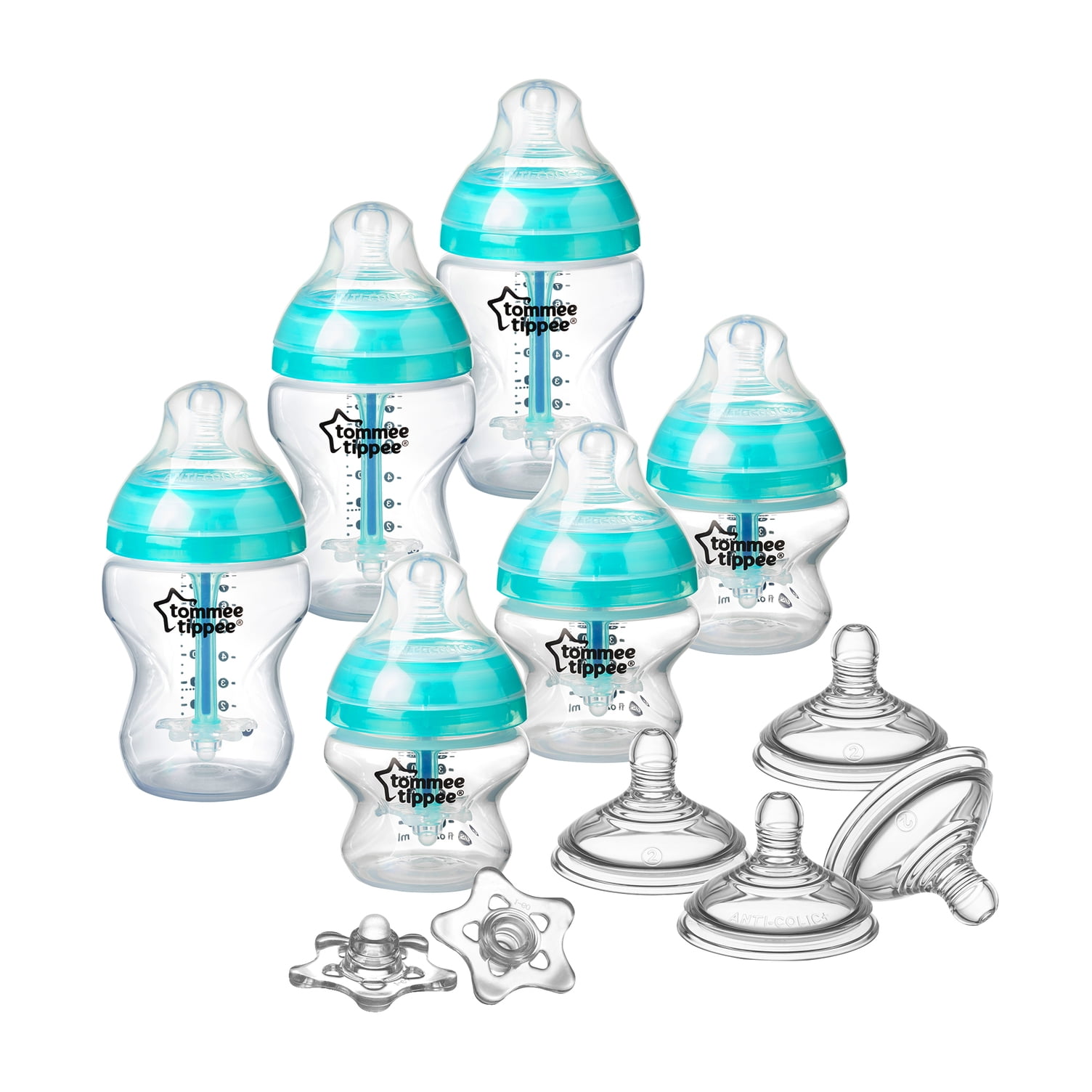 Tommee Tippee Advanced Anti-Colic Newborn Baby Bottles Starter Gift Set ~ New! 