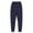 Navy, variant on Men's Drawstring Sweatpants, Slim Fit Ribbed Casual Sports Pants for Gym, Running and Spring Summer Athletic Wear,White,M