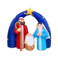 thumbnail image 2 of Inflable Navideño Importadora La Merced La Sagrada Familia 1.80 m Poliéster PU Alta Resistencia Iluminación Led, 2 of 6