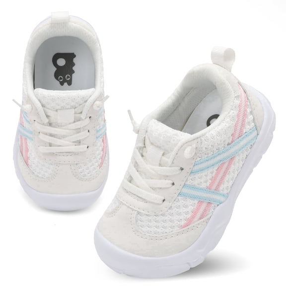 Barerun Toddler Shoes Boys Girls Wide Toe Box Walking Shoes,Non Slip,Pull-On