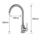 thumbnail image 4 of robinet De Lavabo 304 Boule En Acier Inoxydable Rservoir D'eau Chaude Et Froide Robinet De Lavage Rotatif, 4 of 5