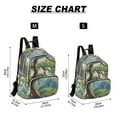 thumbnail image 2 of FORMRS Mini Backpack Purse for Women Travel Daypack Casual Shoulder Bag, Pine Tree, 2 of 7