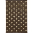 thumbnail image 1 of Tommy Bahama Area Rugs: Seaside 7126N Brown Bordered Trees Contemporary Carpet, 1 of 1