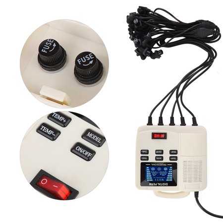 Herwey Small Portable Digital Ptc Heating Hair Perm Machine With