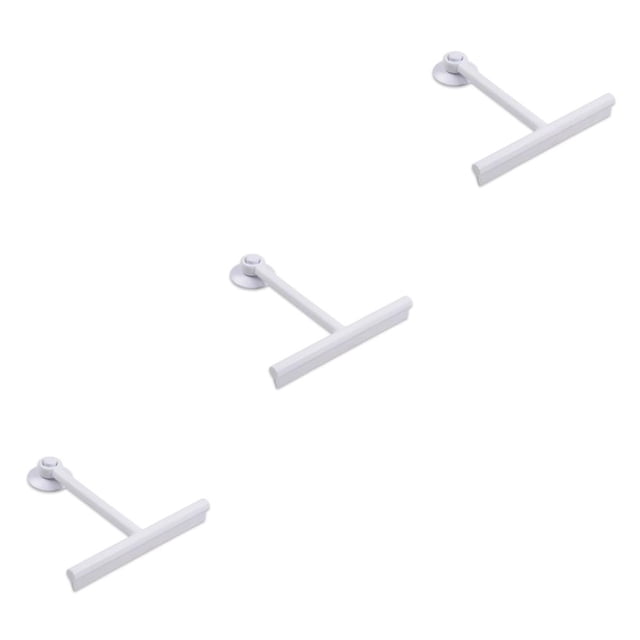 Matsuzay Limpiador de ventana de baño con ventosa, limpiador de vidrio para lavabo, raspador, removedor de manchas de agua, herramienta de Type1 NO1