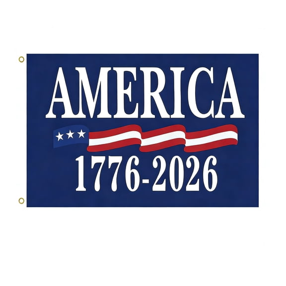 American Flag Outdoor, Outdoor American Flag, 36X60 In, 1776 Flag, Us Flag, Flag Banner, Navy Blue, Brass Grommets, 2026 Banner, Anniversary Banner, Patriotic Decorations, Outdoor