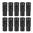 thumbnail image 7 of Uxcell 3 Inch Tall E14 Iron Candle Shape Socket Covers for Chandelier Black 10 Count, 7 of 7