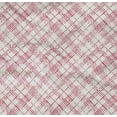 thumbnail image 4 of oneOone Cotton Poplin Twill Crimson Red Fabric Geometric Check Dress Material Fabric Print Fabric By The Yard 56 Inch Wide, 4 of 4