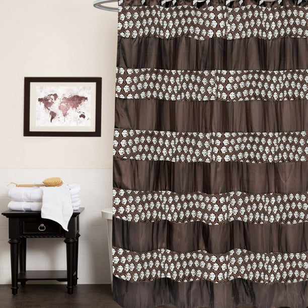 Sweet Home Collection Sinatra, Sinatra Shower Curtain Collection