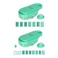 thumbnail image 6 of SDFGTstore 9 in 1 Multipurpose Vegetable Dicer Food Processors with 8 Nonrust Cutting Gadget for Efficient Kitchen Preps, 6 of 6