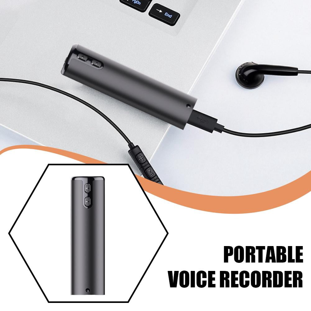 Voice Activated Recorder with Noise Reduction Small Portable MP3 Recording Pen, 20H Battery, Voice-Controlled Recording for Lectures & Meetings