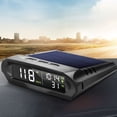 thumbnail image 3 of HLONK Car Wireless HUD Headup Display Solar GPS Digital Speedometer with LCD Screen Overspeed Alarm KMH/MPH Time/Altitude/Temperature/Speed Display, 3 of 9