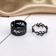 thumbnail image 3 of Anillo Abierto Ajustable Vintage Fesvital 2 Piezas, 3 of 6