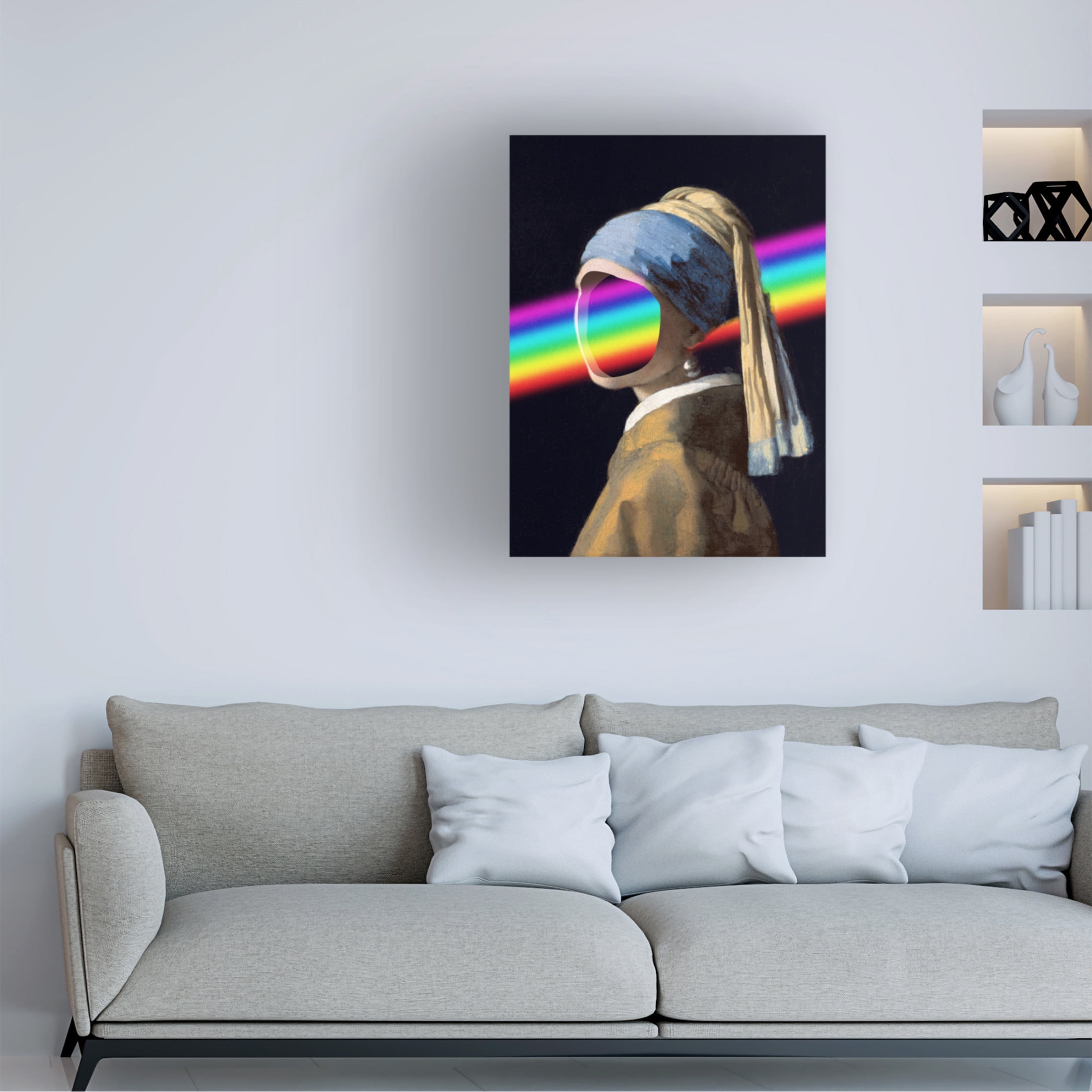 Trademark Fine Art Artelele Rainbow Portrait Canvas Wall Art