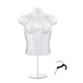 thumbnail image 3 of braveheart Mannequin Torso Mannequin Hanger Lightweight Half Form Male Dress Torso Body, 3 of 6