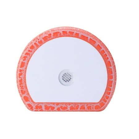 

mnjin intelligent sense led night light energy saving aperture control induction us orange