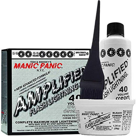 Manic Panic Amplified Flash Lighthing 40 Volume Bleach Cream Developer