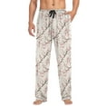 thumbnail image 3 of JSTEL Cherry Blossom Sakura Flower Floral Men's Sleepwear Mens Pajama Pants Bottoms with Pockets, XL, 3 of 6