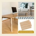 thumbnail image 6 of WEUVEB 4Pcs Khaki Solid Wood Furniture Feet Risers for Sofa Bed Table Height Increase, 6 of 8