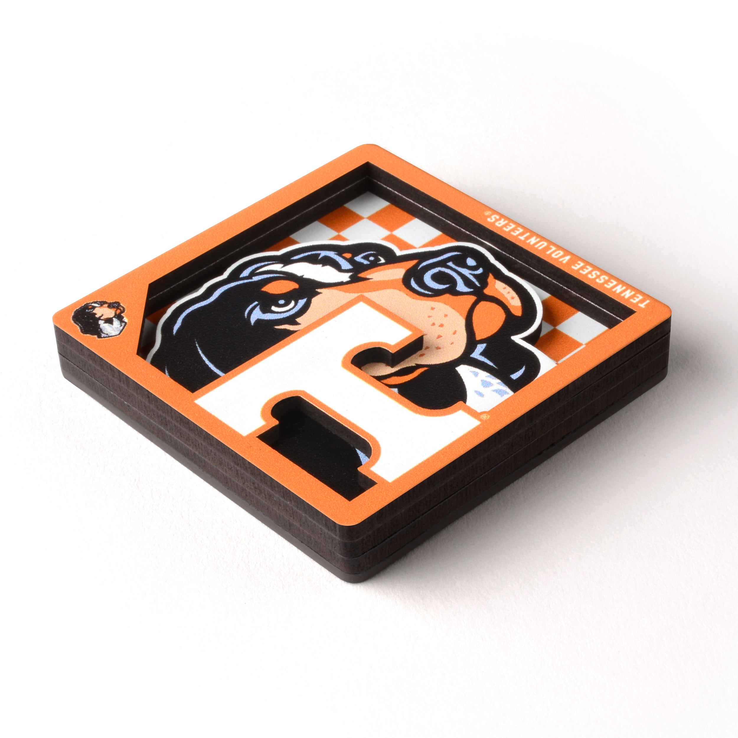 YouTheFan NCAA Tennessee Volunteers 3D Logo Series Magnet