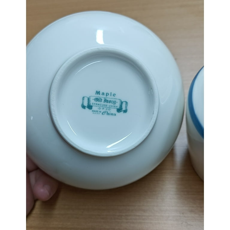 Maple Old Ivory SYRACUSE CHINA OP CO MADE IN China PCS Blue