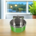 thumbnail image 2 of LEORX Parrot Bowl Stainless Steel Hanging Type Parrot Food Water Bowl Cage Feeding Bowl, 2 of 8