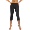 thumbnail image 4 of Generic Women's High Waist Wide Leg Capris, Blue, XL, 4 of 8