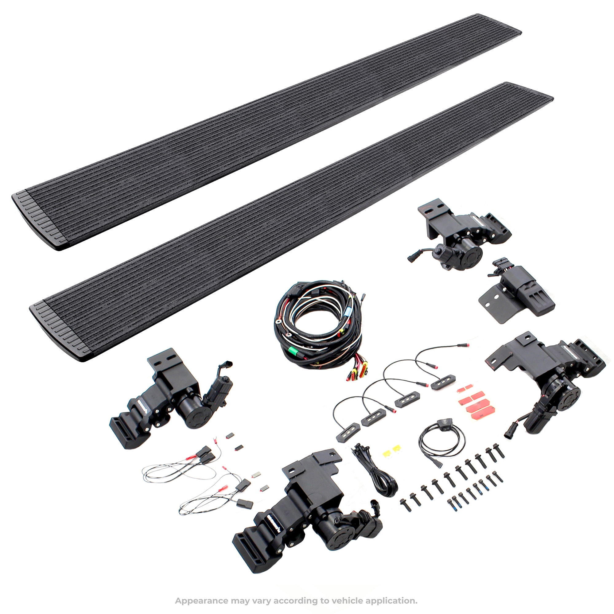 Go Rhino 20443580T E1 Electric Running Board Kit For Toyota 22-24 Tundra