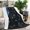 Black, variant on Black Butterfly Pattern Blanket,Comfortable Soft Flannel Throw Blanket,All Season,Warm Lightweight Blankets for Sofa Bed Couch Living Room Chair,30"x40"