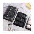 thumbnail image 3 of Bandeja de plástico transparente para pasteles de luna, magdalenas, mochis, galletas, embalaje de alimentos, 100 unidades, 6 cavidades, s202412245166, 3 of 5