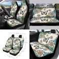 thumbnail image 2 of Uorisanigo Butterfly Print Automotive Interior Covers Elegant Car Seat Covers Full Set Car Accessories Soft Car Steering Wheel Cover,Universal Car Seat Belt Cover,Large Car Trash Can Gift for Friend, 2 of 7