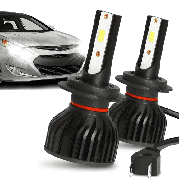 For Hyundai Sonata 2011 - 2013 6000K Front LED Headlight Kit High/Low Beam Bulbs