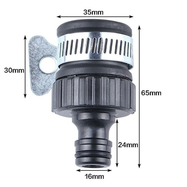 Adaptador Universal De Grifo A Manguera De Jardín – Conexión Rápida Para Mezclador De Cocina