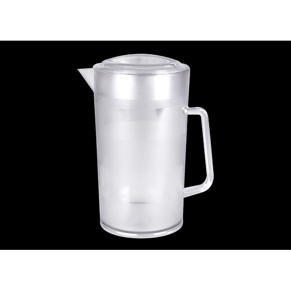Jarra Tipo Cristal Con Tapa 1.9 Lts. Transparente.