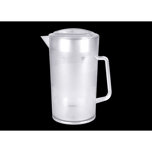 Jarra Tipo Cristal Con Tapa 1.9 Lts. Transparente.