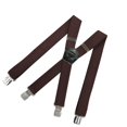 thumbnail image 1 of Tirantes para hombre, accesorios de ropa de moda, suministros de 4 Clips, tirantes con Clip lateral Café Yuyangstore tirantes para hombre, 1 of 8
