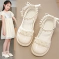 thumbnail image 2 of Otqutp Toddler Party Shoes 3 to 7 Years Girls Fashion Spring Summer Toe Solid Color Bowknot Children Casual Shoes, 2 of 6