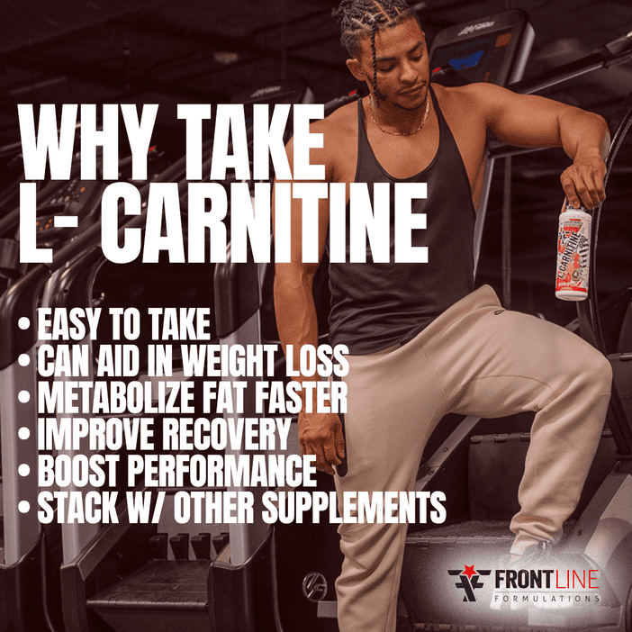 Frontline Formulations L-Carnitine | Premium Stimulant Free Workout Drink | Transforms Fat Into Energy and Supports Muscle Recovery For Men and Women | Sour Gummy Worm