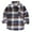 Grey, variant on Gubotare Baby Jackets Boys Toddler Kids Plaid Shacket Jacket Boys Girls Flannel Shirts Long Sleeve Button Down Hooded Jackets Warm Coat Size 7-8 ( Red,7-8 Years)