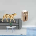 thumbnail image 2 of Figura de guepardo,Figura de guepardo dorado,adorno de escritorio moderno,caja de pañuelos,Funda para caja de pañuelos de cuero sintético para dormitorio,Caja de almacenamiento de toallas de, 2 of 8
