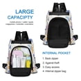 thumbnail image 6 of FORMRS Women's Travel Backpack Purse Anti-Theft Hidden Pockets Casual Shoulder Bag, Blue Retro Flower, 6 of 7